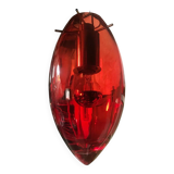 Vintage Pendant Lamp • Goccia di Sangue • Artisanal Glass • Murano • 1980