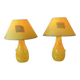 Lampes Murano en duo vintage années 90 / 2000