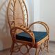 Rattan armchair and canning