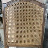 Suite de 6 chaises style Louis XIV en cannage