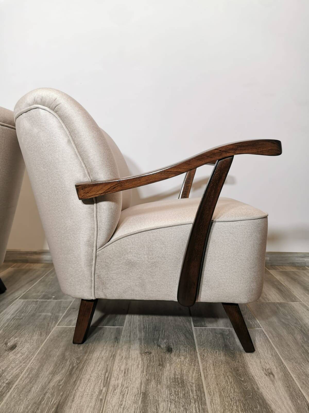 Mid-Century Armchairs, Set of 2