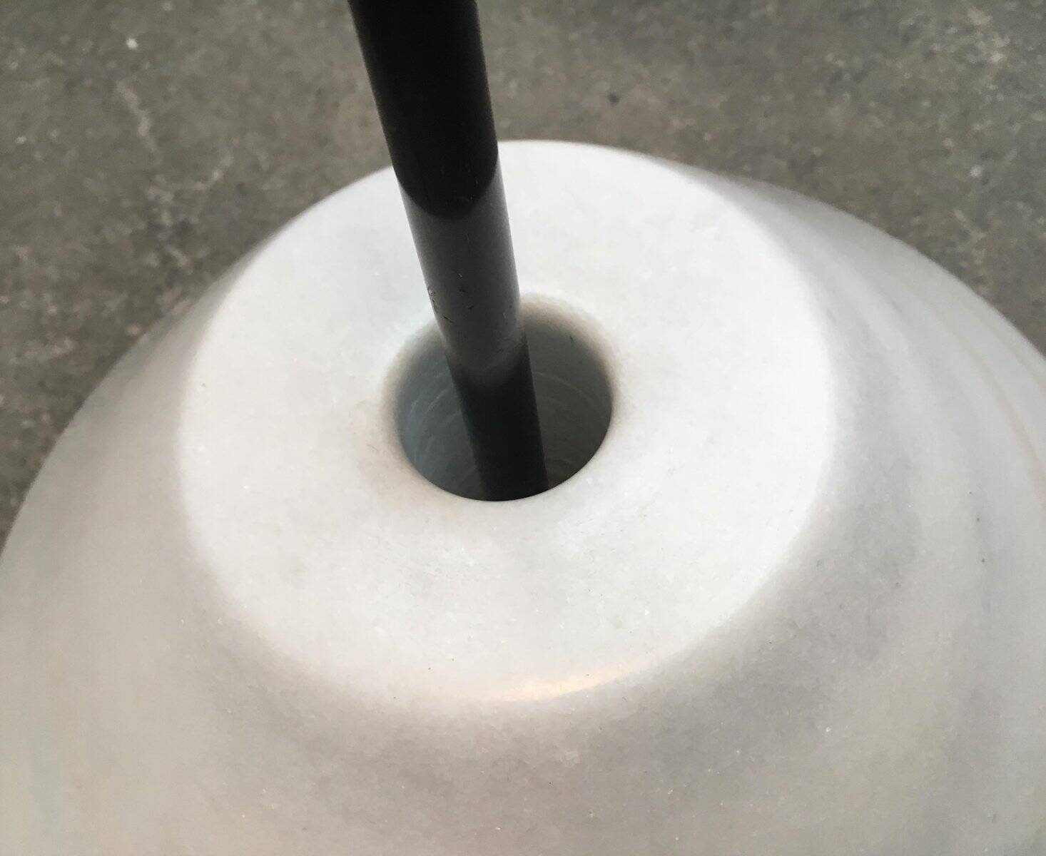 Mid-Century Snow floor lamp by Vico Magistretti for Oluce, 1970s