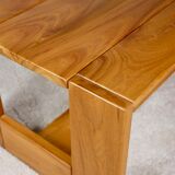 Asymmetrical solid elm coffee table Maison Regain