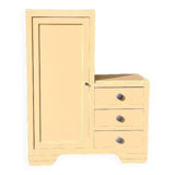 Asymmetrical wardrobe