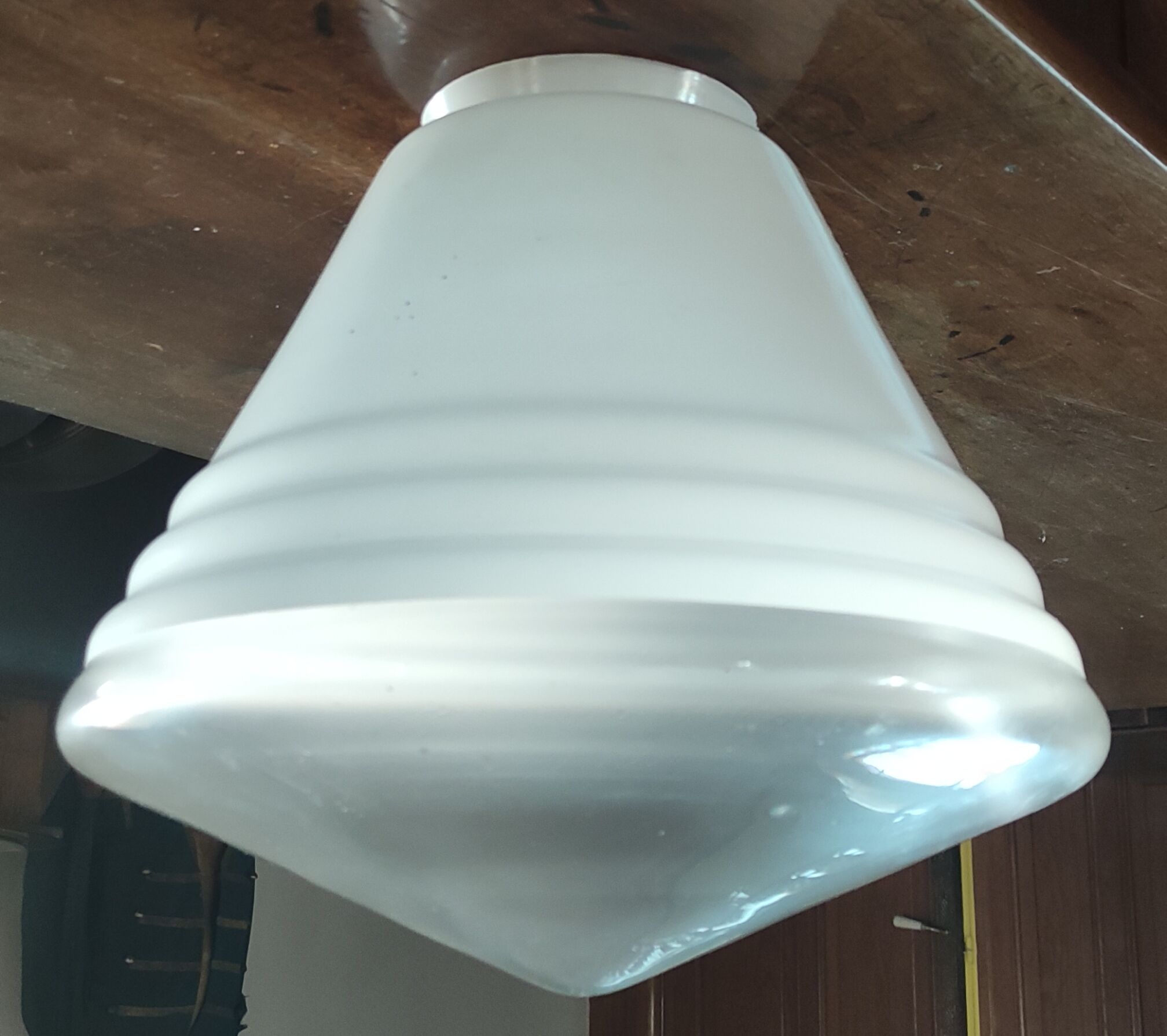Large vintage suspension globe