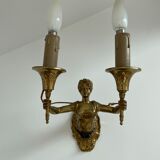 Wall lamp - patinated bronze - renowned décor - Empire style