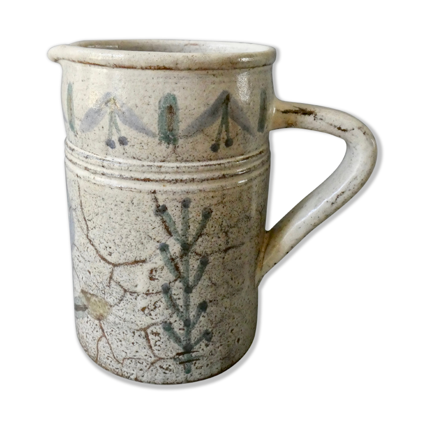 Vallauris ceramic pitcher, Le Murier