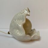 Vintage seashell lamp