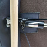 Leather reclining armchair, Nordic Easy Chair, Denmark.