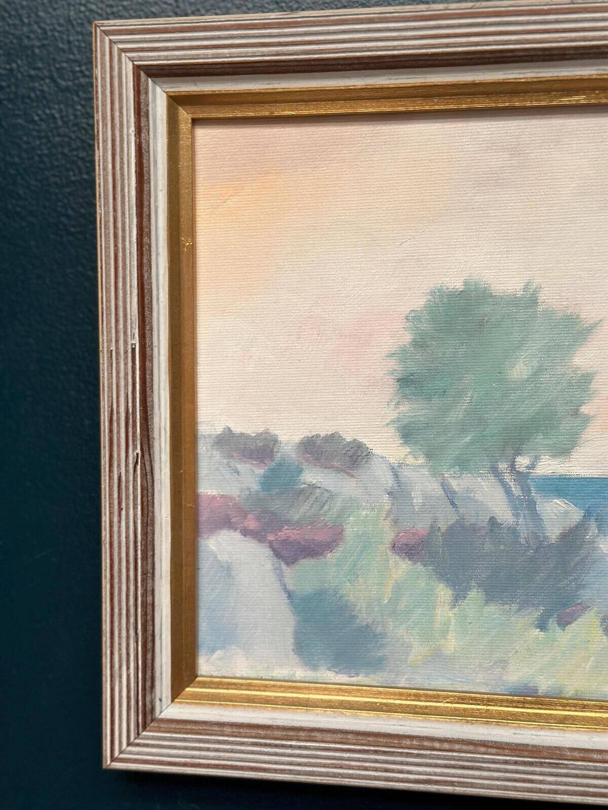 Original Swedish Oil On Canvas – “Landscape” By Rolf Andersson – Signed – Vintage & Framed – 33 × 27 Cm (13" × 10.6")