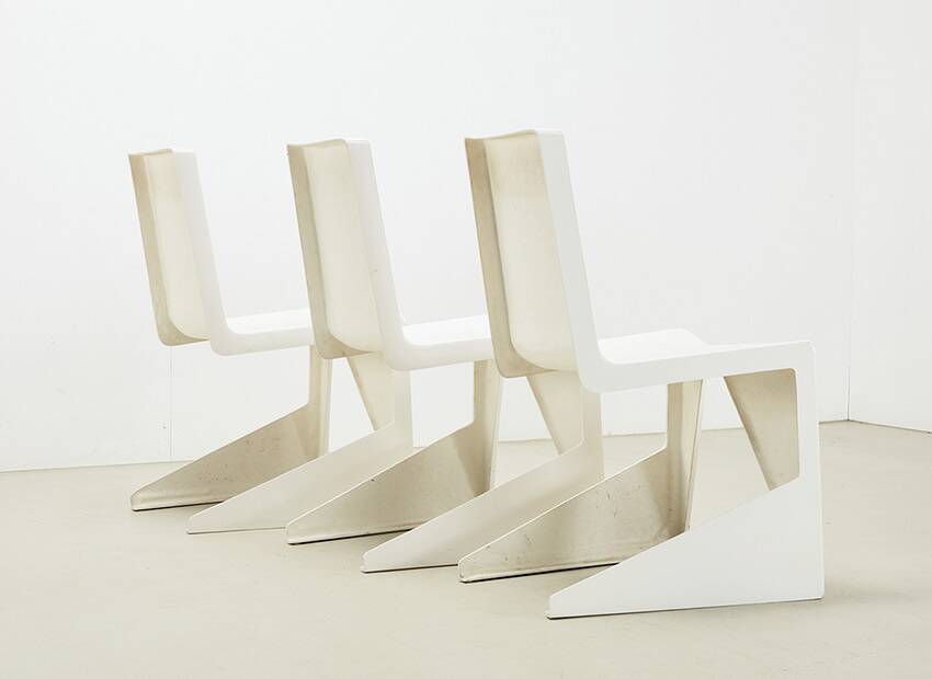 Set of 5 LRC Chairs by Architect Wiel Arets for Lensvelt Netherlands 2005