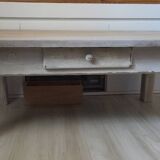 Weathered farmhouse coffee table