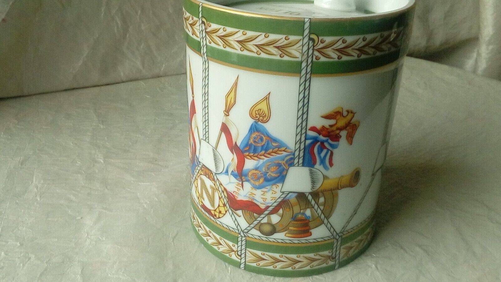 Napoleon cognac porcelain bottle camus haviland limoges empir style
