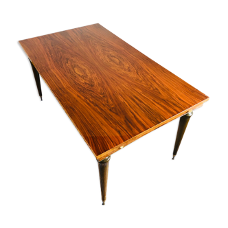 Table à manger en noyer avec rallonges