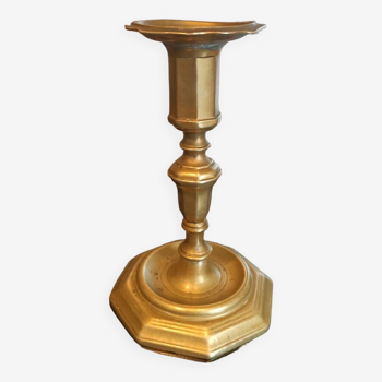 18th century bronze candle holder