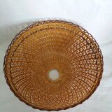 Wicker rattan pendant lampshade