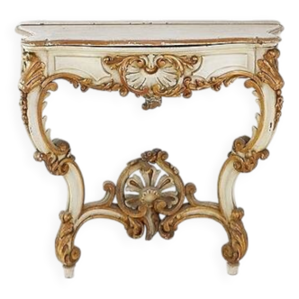 19th Century Italian Louis XVI Style Carved Wood console Planter
