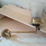 Applies articulated in brass and Tulip glass