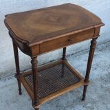Old dressing table worker empty pocket table in walnut