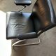 Walter Knoll Dining Chair - armchair / Leather and chrome chair