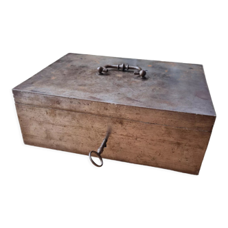 Coffre fort portable vintage