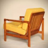 Scandinavian retro yellow armchair by Z.Baczyk 1965