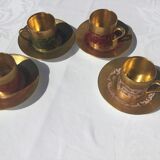 4 cups and under cups G.Dumas Fils, Limoges