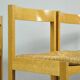 Chaises de salle à manger vintage en chêne et osier dutch design, gerard geytenbeek, années 1960