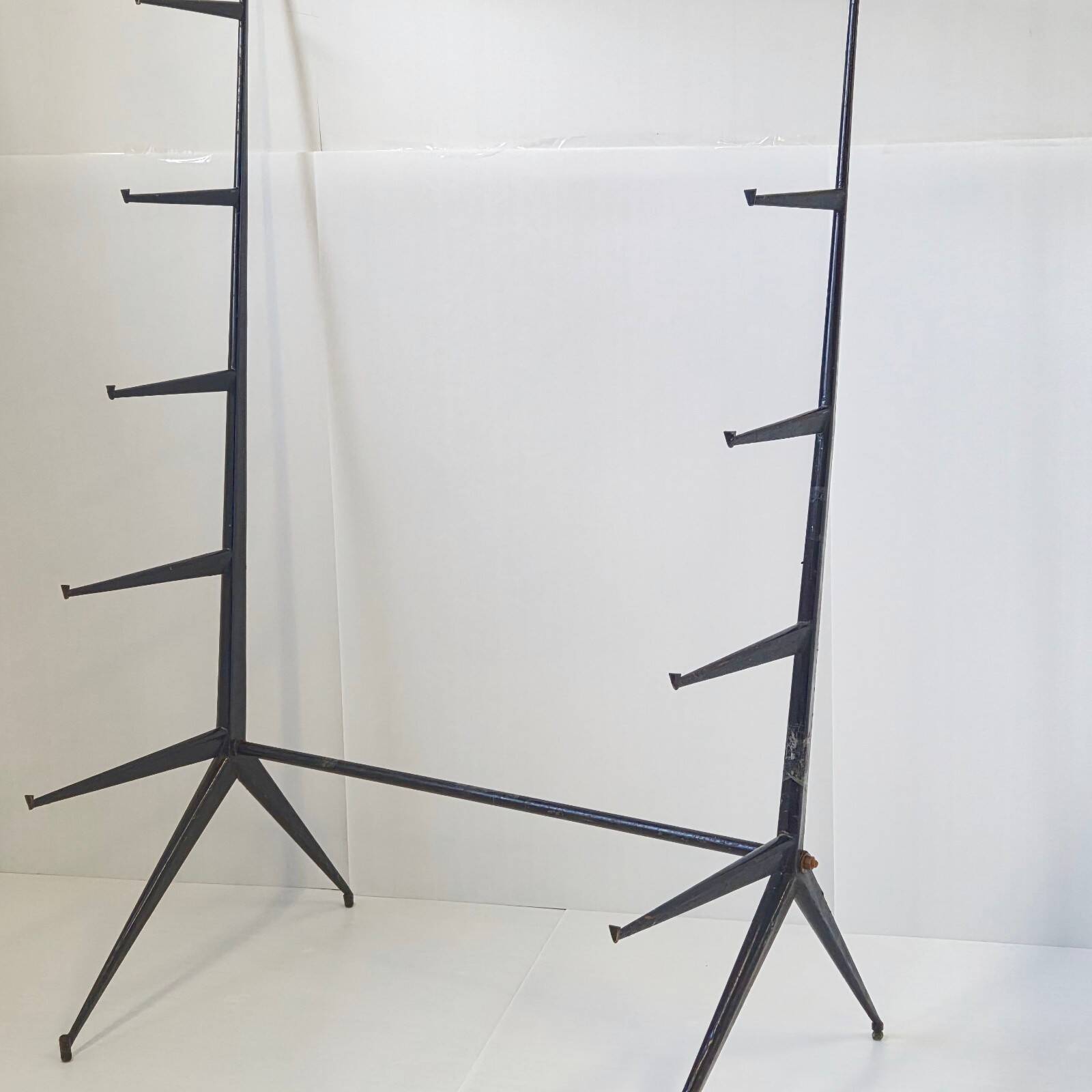 Vintage shelf 1950 compass legs jean prouve maurice novarina buvette evia