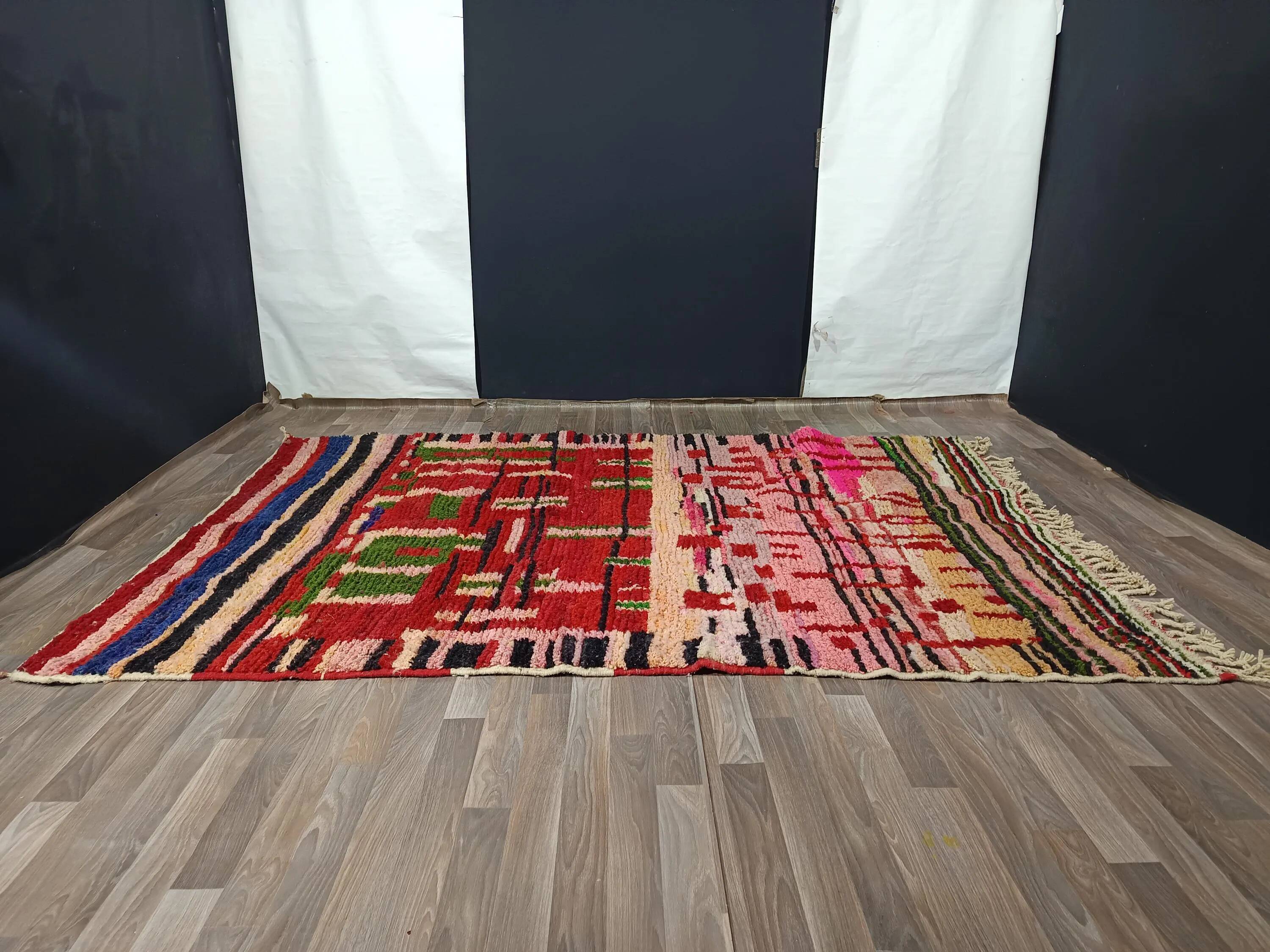 Handmade traditional carpet 250cm x 150cm Moroccan