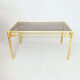 Bamboo brass dining table