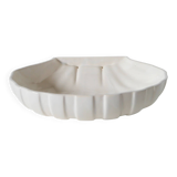 Large shell-shaped bowl to be placed or fixed, 1960.