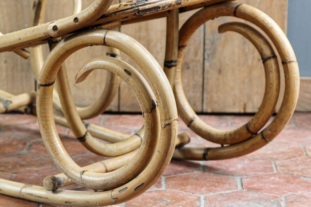 Bamboo rocking chair