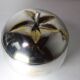 Vintage silver metal tomato ice bucket Italy 1960