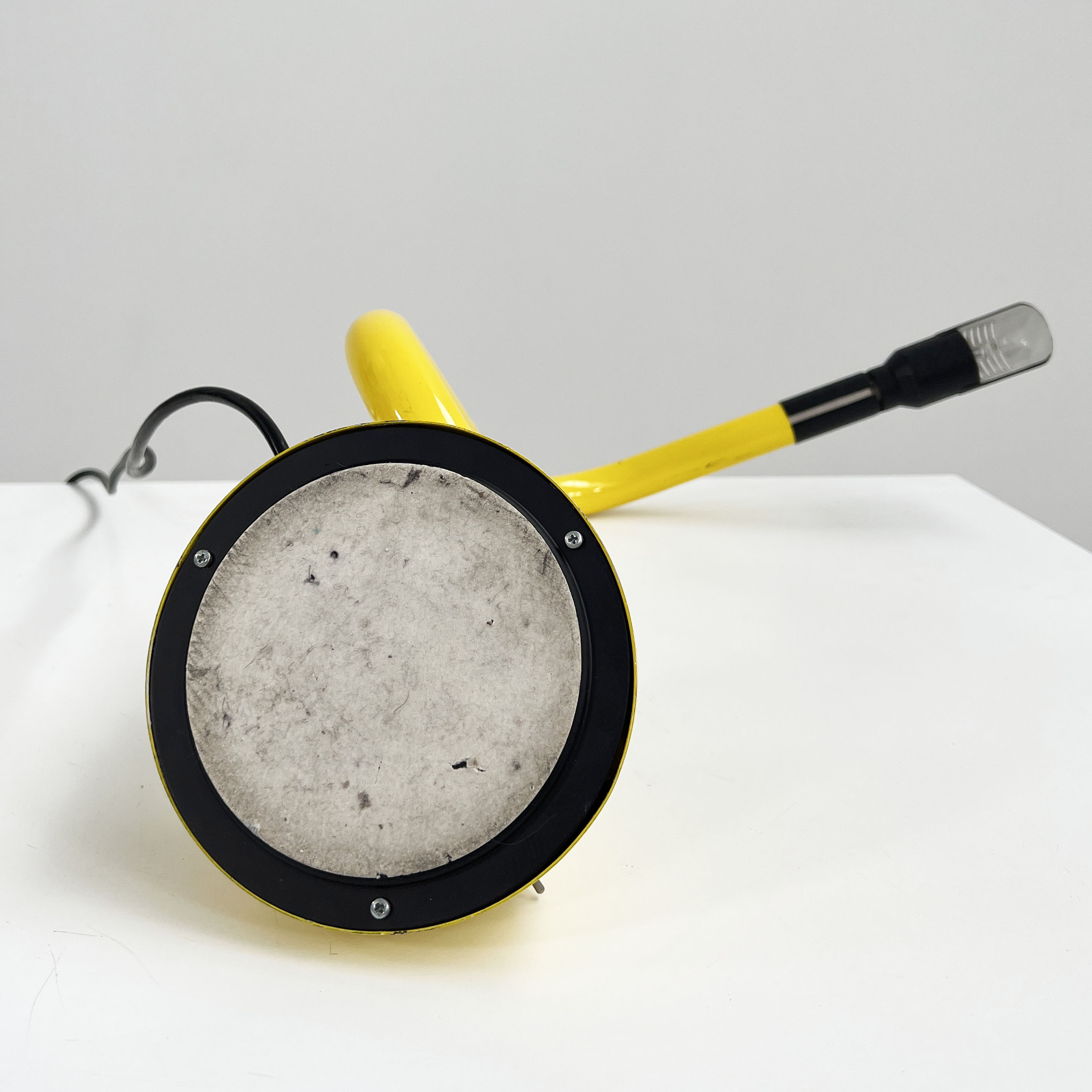Yellow articulated desk lamp by Tronconi, 1980