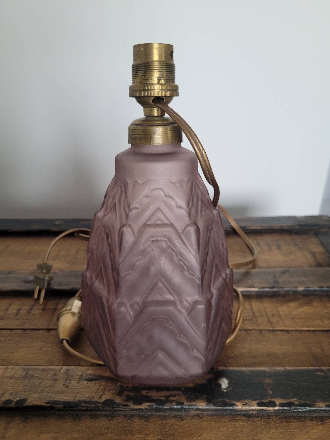 Art Deco lamp base