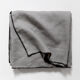 Mouse-grey linen tablecloth and towels