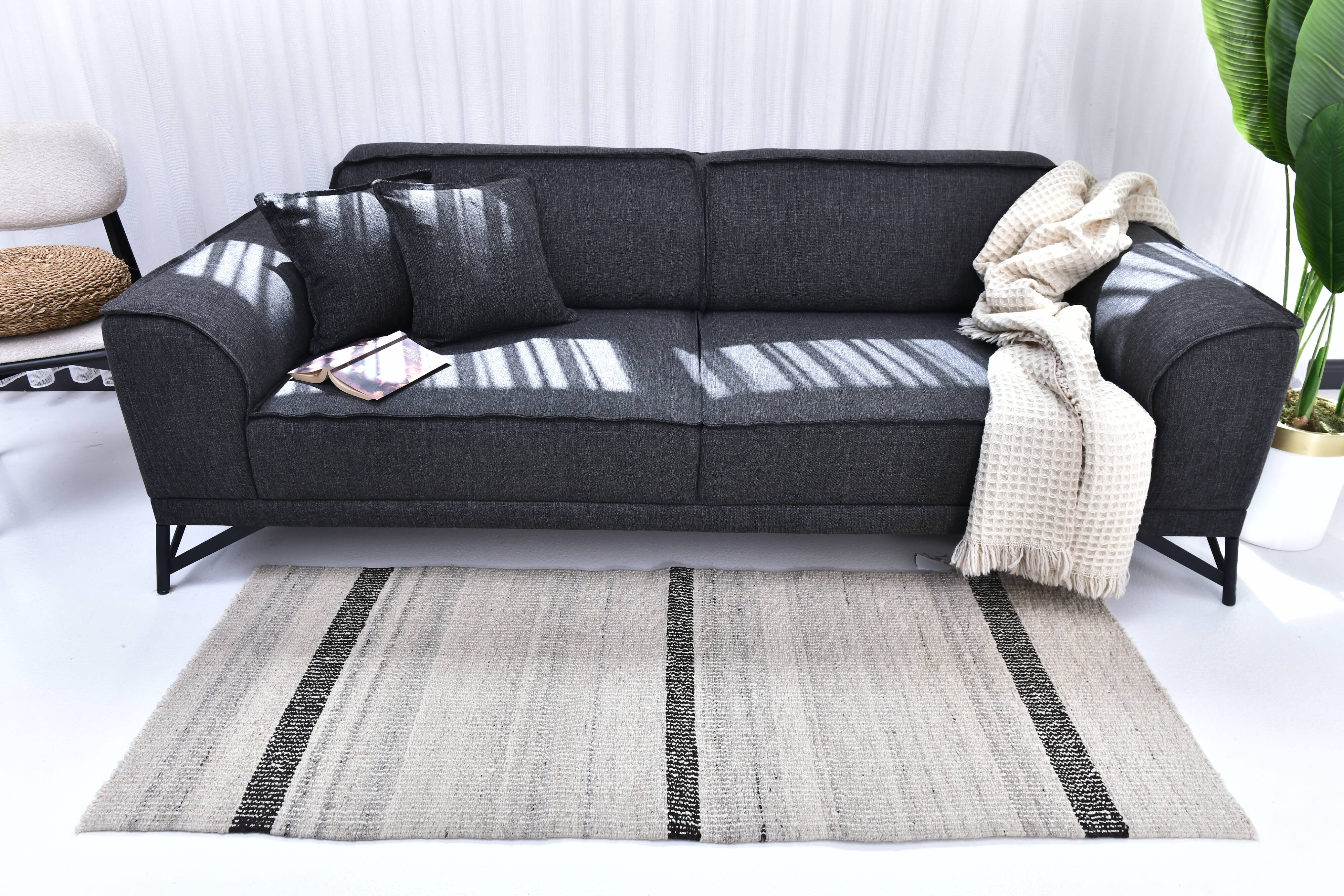 Beige black kilim rugs, runner kilim turkish, hand made wool kilim rug