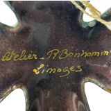 1990s Atelier P. Bonhomme Limoges Enamel Cross - Handcrafted