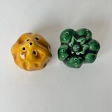 Salière et poivrière barbotine