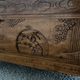 Large chinese chest, carved camphor wood. 1st half of the XXth century