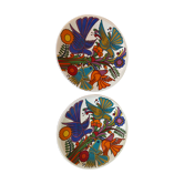 Pair of vintage Acapulco Villeroy and Bosch plates
