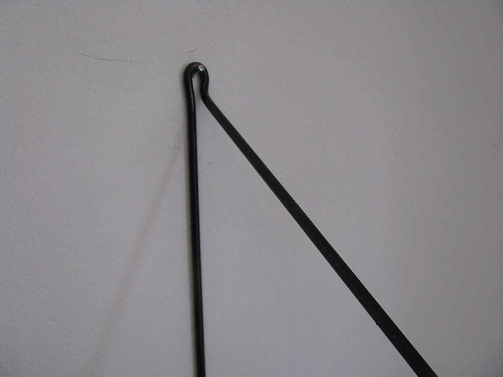 Étagère murale vintage bois 1960