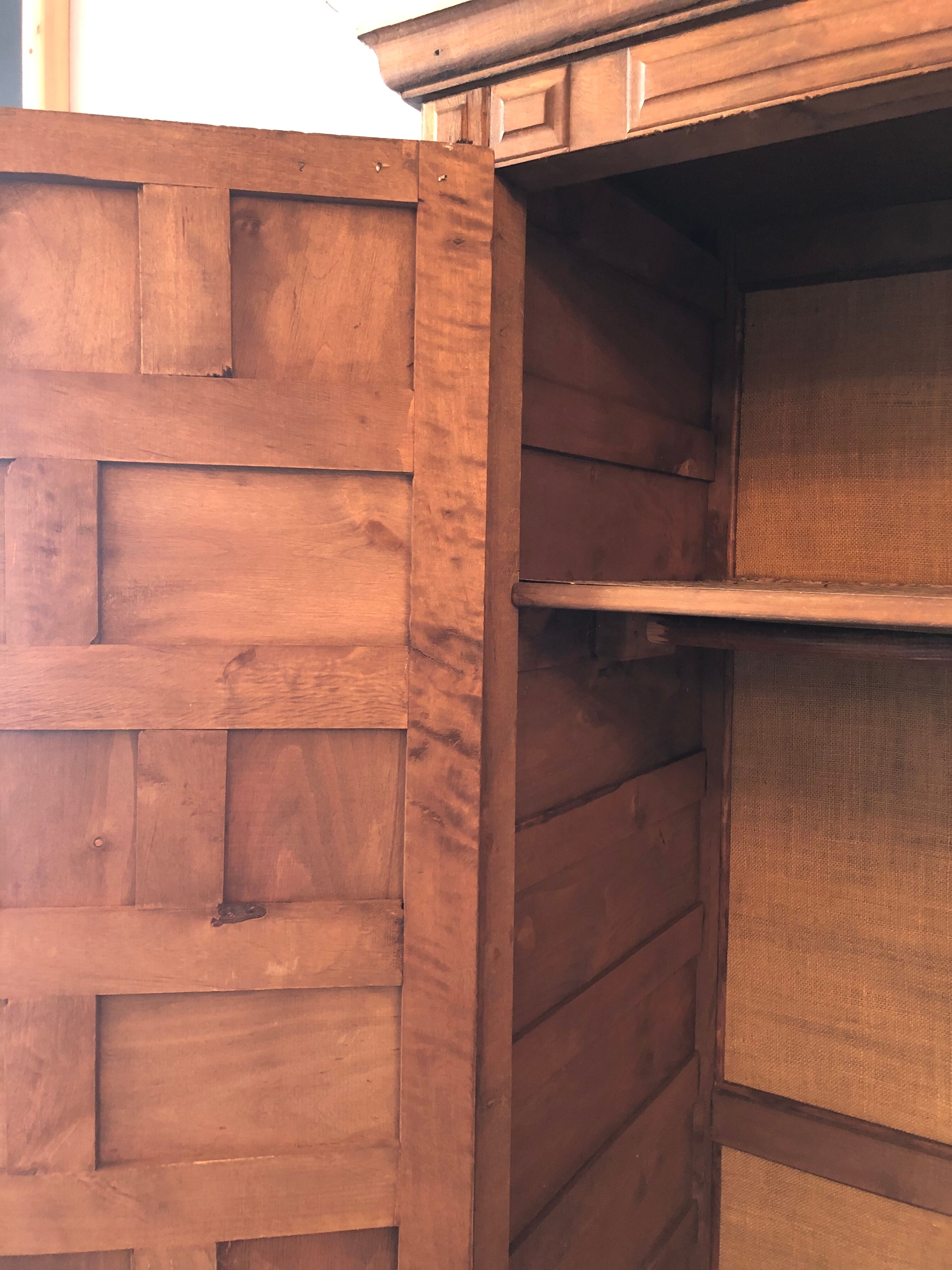 Ancient walnut cabinet