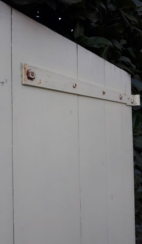 Door h175xl89.8cm cellar, outbuilding