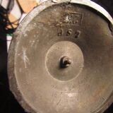 Pair of antique Egyptian-style spelter torches.