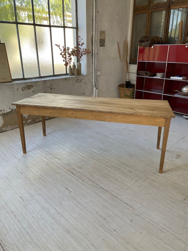Oak and pine farm table 2m