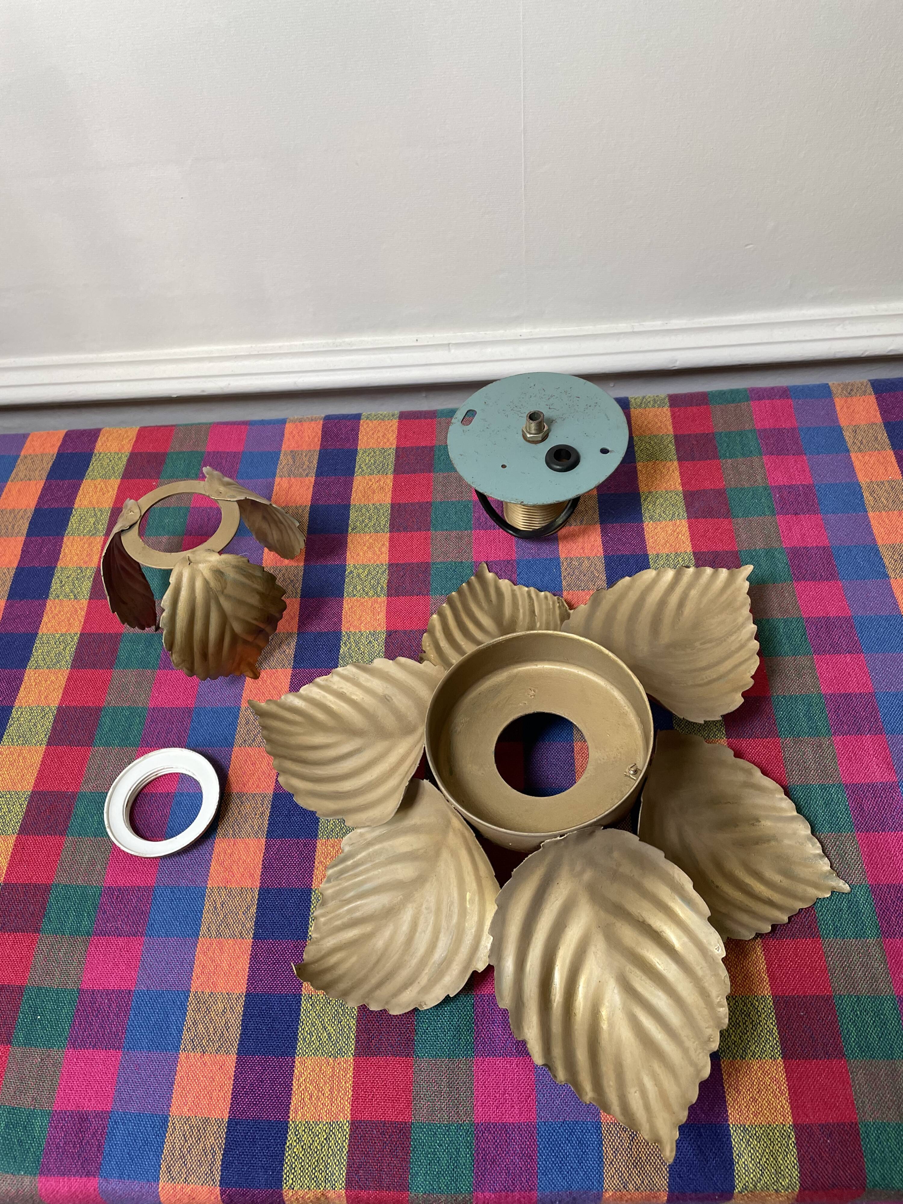 Masca golden flower wall light