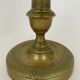PAIR OF CANDLE HOLDERS PERIOD RESTORATION 19TH BRONZE GILDED CISELE GUILLAUCHE