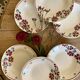 Set of 8 vintage soup plates, Nelly de Salins
